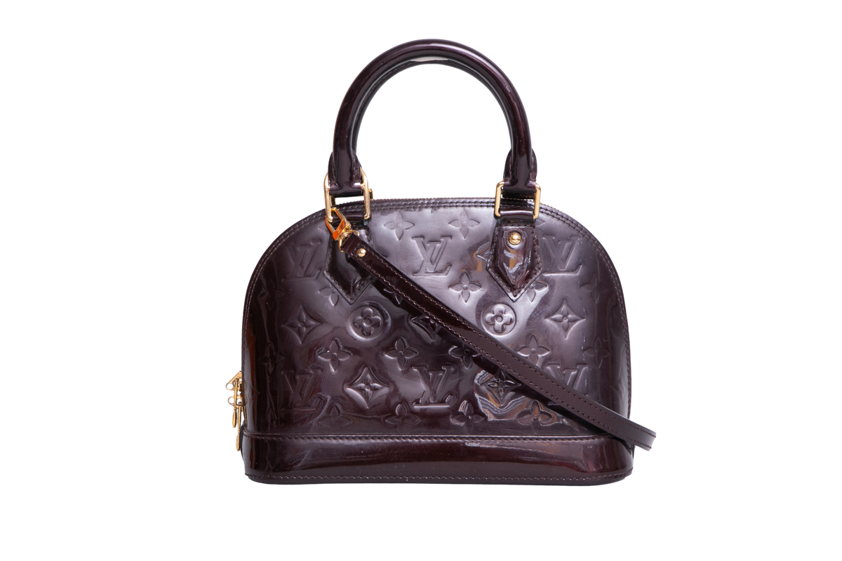 LV ALMA BB PATENT AMARANTE