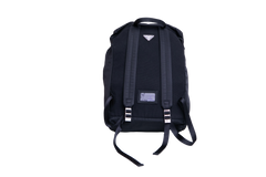 PRADA BACKPACK DOUBLE BUCKLE RE-NYLON BLACK