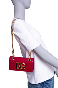 D&G 3.5 PHONE BAG PATENT PINK