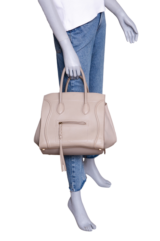 CELINE PHANTOM LUGGAGE LEATHER BEIGE