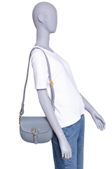 DIOR BOBBY SMALL LEATHER GREY
