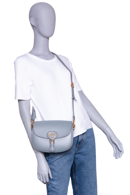 DIOR BOBBY SMALL LEATHER GREY