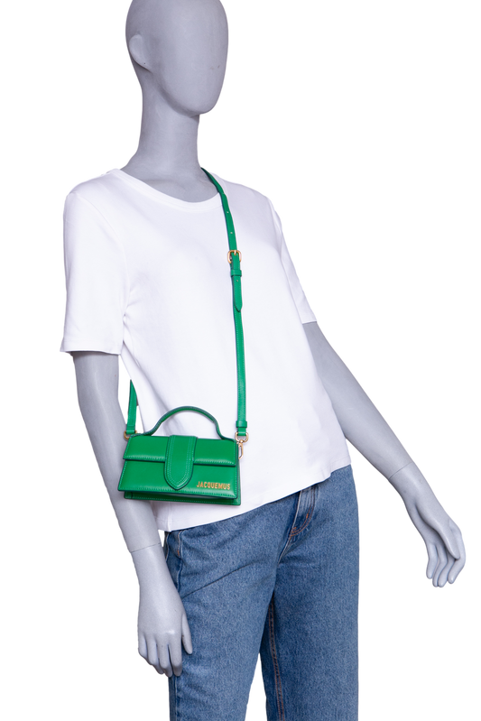 JACQUEMUS LE BAMBINO MINI GREEN