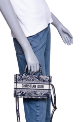 DIOR MINI BOOK TOTE TOILE DE JOUY