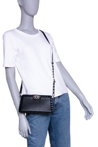 VALENTINO TONAL ROCKSTUD LEATHER BLACK