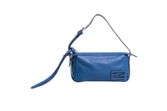 FENDI SIMPLY SHOULDER BAG LEATHER NAVY