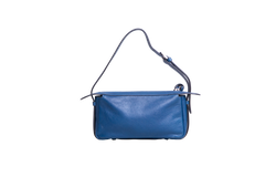 FENDI SIMPLY SHOULDER BAG LEATHER NAVY