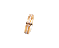 TIFFANY & CO RING T NARROW DIAMOND IN YELLOW GOLD