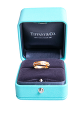 TIFFANY & CO RING T NARROW DIAMOND IN YELLOW GOLD