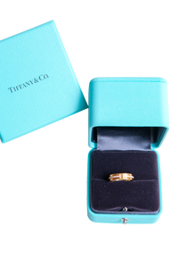 TIFFANY & CO RING T NARROW DIAMOND IN YELLOW GOLD