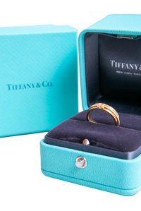 TIFFANY & CO RING T NARROW DIAMOND IN YELLOW GOLD