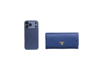 PRADA WALLET SAFFIANO BLUETTE