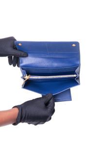 PRADA WALLET SAFFIANO BLUETTE