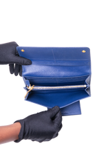 PRADA WALLET SAFFIANO BLUETTE
