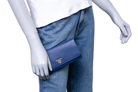 PRADA WALLET SAFFIANO BLUETTE