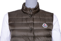 MONCLER GILET LIANE DOWN MOSS GREEN