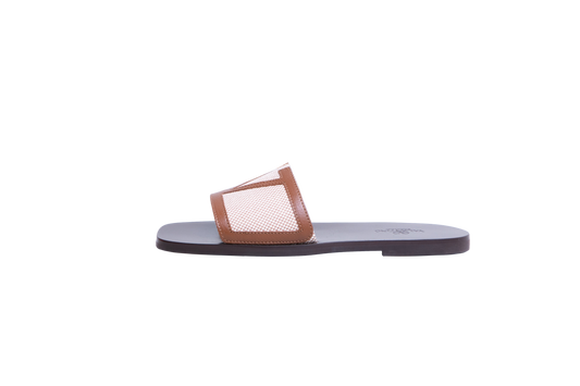 VALENTINO SLIDES VIVA SUPER STAR BROWN - 41 BR