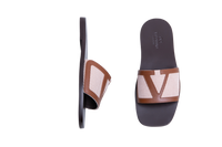 VALENTINO SLIDES VIVA SUPER STAR BROWN - 41 BR