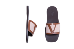 VALENTINO SLIDES VIVA SUPER STAR BROWN - 41 BR