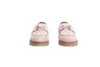 HERMÈS FAUBOURG SUEDE BEIGE CAMEL - 36 BR