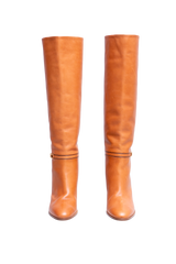CELINE CLAUDE BOOTS TRIOMPHE CARAMEL - 40 BR