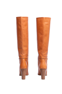 CELINE CLAUDE BOOTS TRIOMPHE CARAMEL - 40 BR