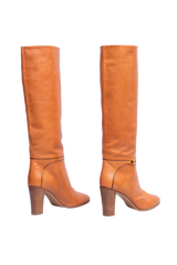 CELINE CLAUDE BOOTS TRIOMPHE CARAMEL - 40 BR
