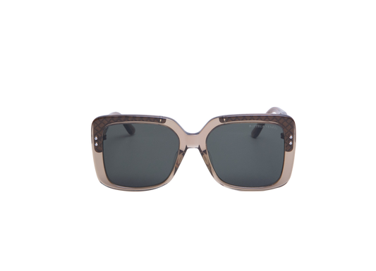 BOTTEGA SQUARE ACETATE BROWN