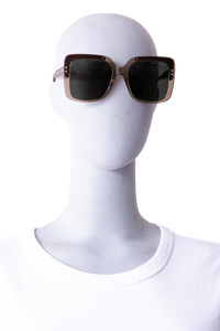 BOTTEGA SQUARE ACETATE BROWN