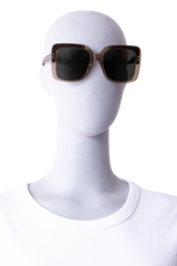BOTTEGA SQUARE ACETATE BROWN