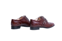 DESAPEGO GRAZI MASSAFERA TOD’S MONK STRAP LEATHER DARK BROWN - 37 1/2