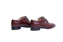 DESAPEGO GRAZI MASSAFERA TOD’S MONK STRAP LEATHER DARK BROWN - 37 1/2