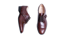 DESAPEGO GRAZI MASSAFERA TOD’S MONK STRAP LEATHER DARK BROWN - 37 1/2