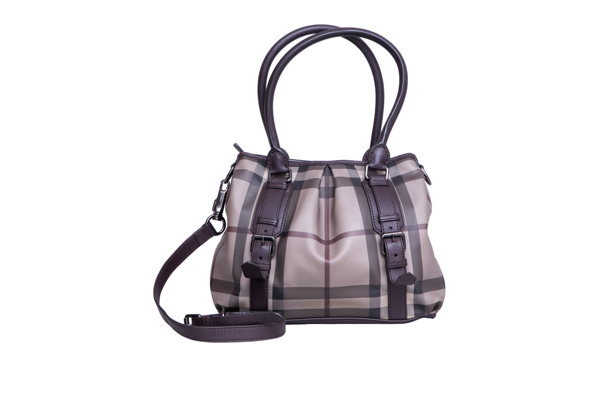 BURBERRY SMOKED SMALL NORTHFIELD BROWN