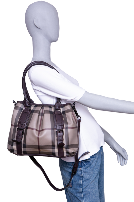 BURBERRY SMOKED SMALL NORTHFIELD BROWN