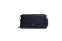 VALENTINO TONAL ROCKSTUD LEATHER BLACK