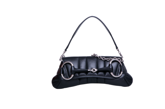 GUCCI HORSEBIT CHAIN MEDIUM BLACK