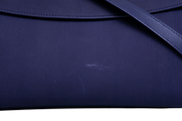 FERRAGAMO HUG POUCH SUEDE MIDNIGHT