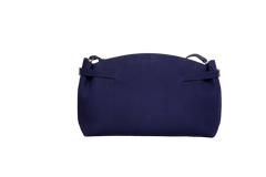 FERRAGAMO HUG POUCH SUEDE MIDNIGHT