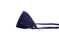FERRAGAMO HUG POUCH SUEDE MIDNIGHT