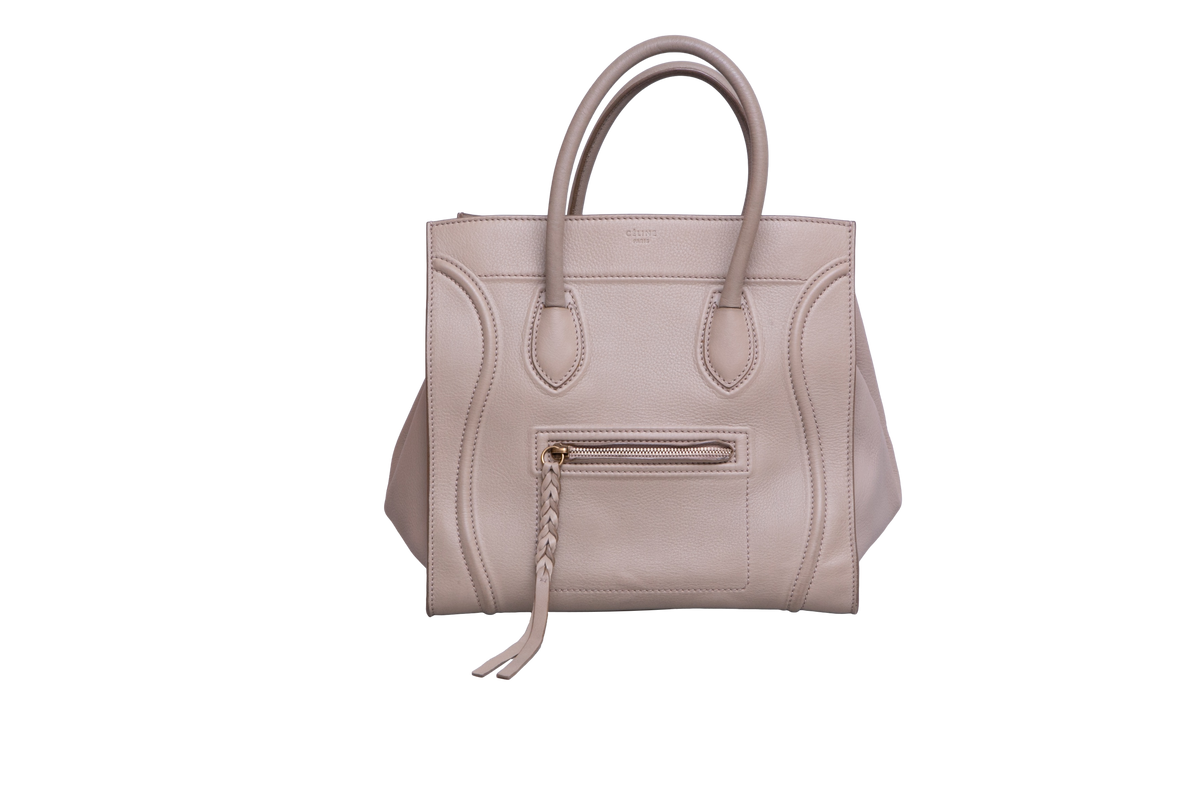 CELINE PHANTOM LUGGAGE LEATHER BEIGE