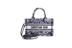 DIOR MINI BOOK TOTE TOILE DE JOUY