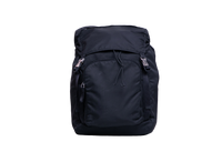 PRADA BACKPACK DOUBLE BUCKLE RE-NYLON BLACK