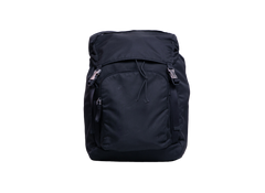 PRADA BACKPACK DOUBLE BUCKLE RE-NYLON BLACK