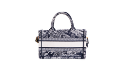 DIOR MINI BOOK TOTE TOILE DE JOUY