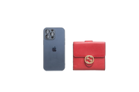 GUCCI WALLET BI-FOLD DOLLAR INTERLOCKING RED