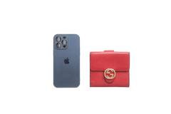 GUCCI WALLET BI-FOLD DOLLAR INTERLOCKING RED