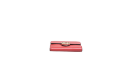 GUCCI WALLET BI-FOLD DOLLAR INTERLOCKING RED