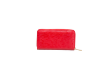 LV WALLET LONG ZIPPER PATENT EPI RED