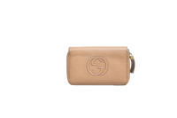 GUCCI WALLET SOHO ZIPPER BEIGE